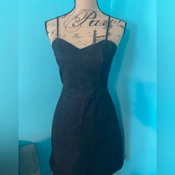 bailey 44 denim dress Bailey /44 Denim Jean Dress Blue ( XS )